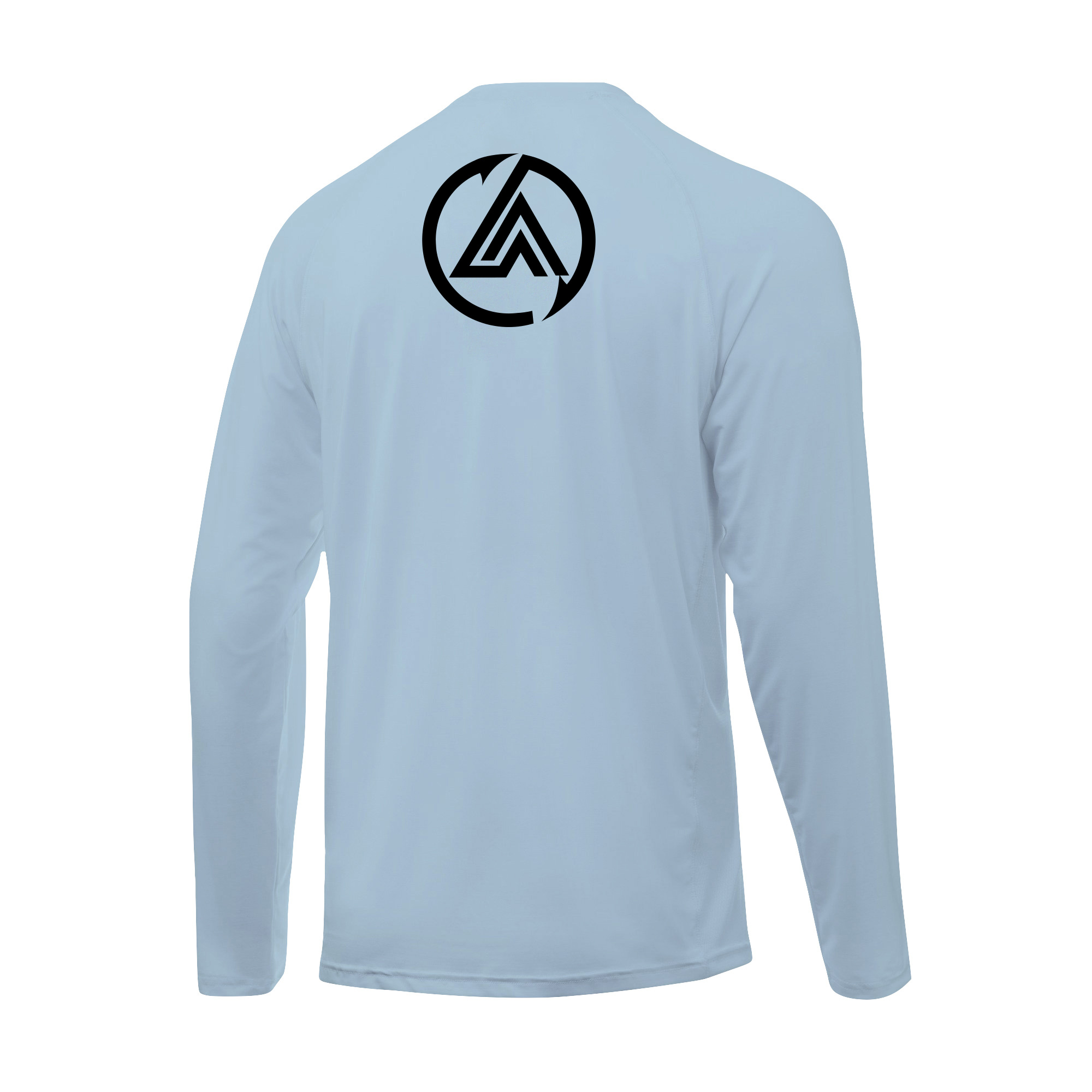 Angler Armour Long Sleeve Performance Fishing Shirt_Ice _Blue
