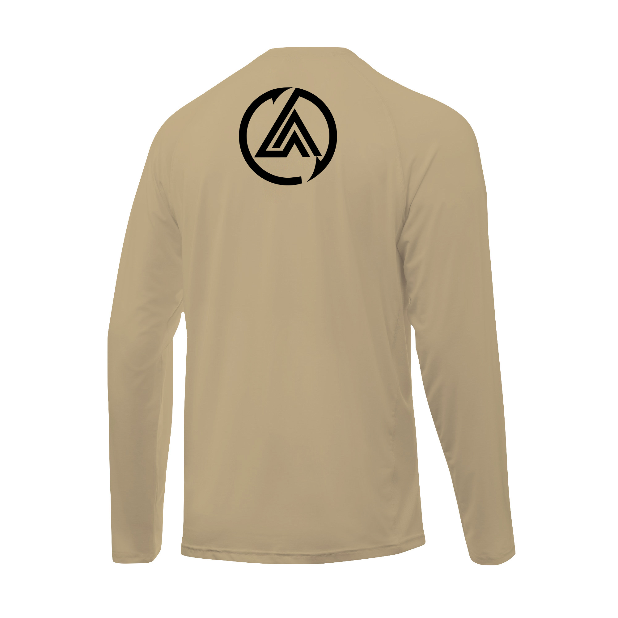 Angler Armour Long Sleeve Performance Fishing Shirt_Khaki