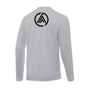 Angler Armour Long Sleeve Performance Fishing Shirt_Light_Gray