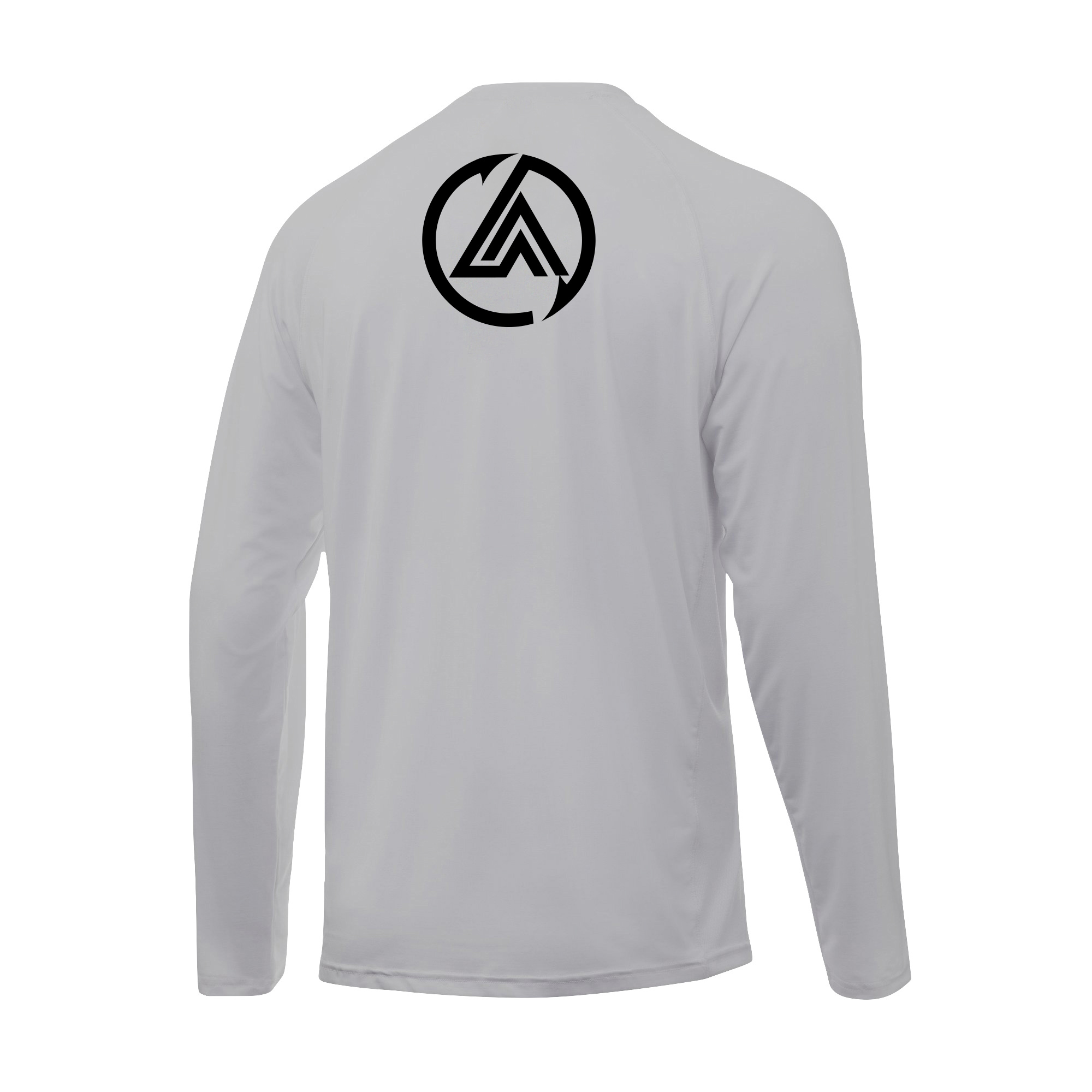 Angler Armour Long Sleeve Performance Fishing Shirt_Light_Gray