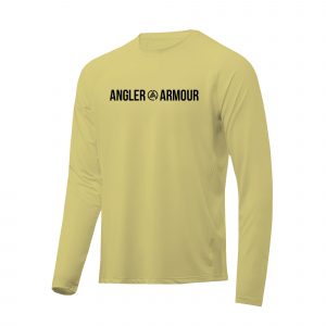 Angler Armour Long Sleeve Performance Fishing Shirt_Vegas Gold