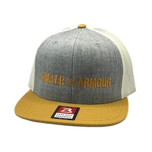 Angler Armour Fishing Cap - Heather Gray/ Birch/ Biscuit