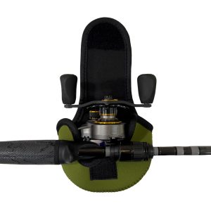 Angler Armour Baitcast Reel Covers - Olive Green