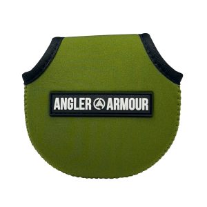 Angler Armour Baitcast Reel Covers - Olive Green
